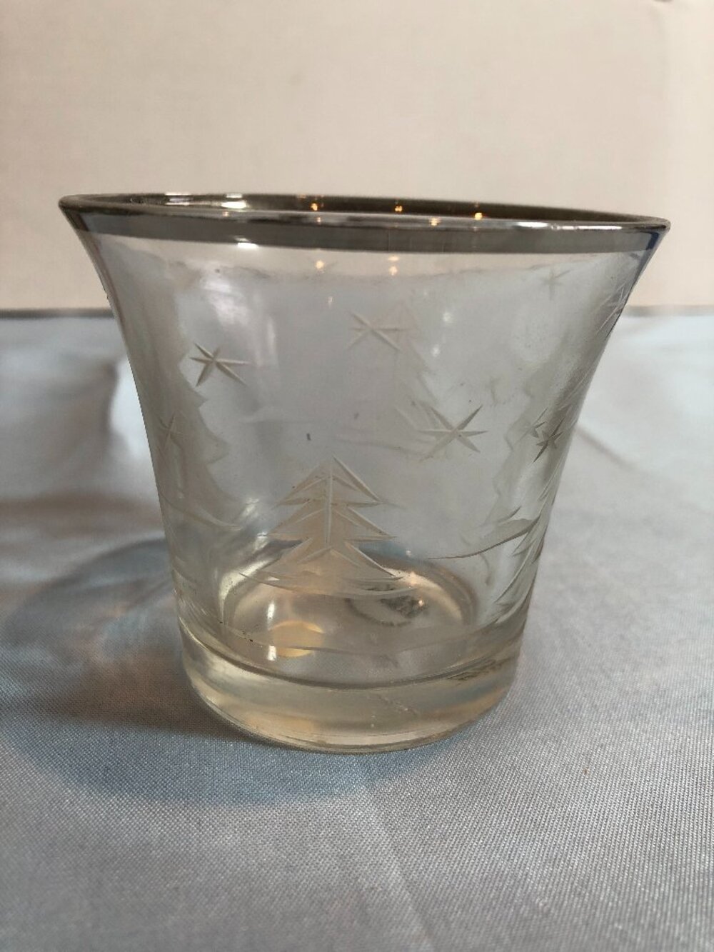 Yankee Candle Clear Christmas Tree Tea Light Holder #F44